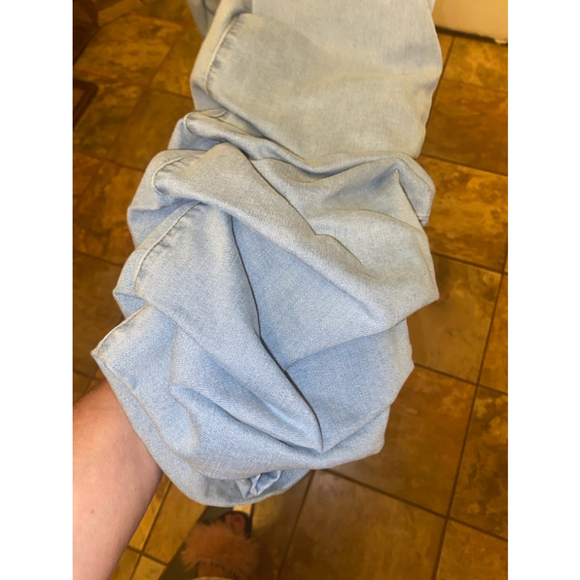 Women's Purple Candy Jeans, XL, Blue - Picture 5 of 6